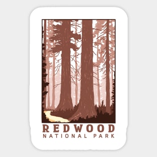 Redwood National Park Sticker